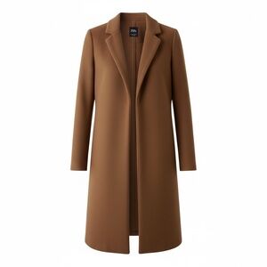 Zara Camel Wool Blend Coat